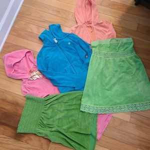 Juicy Couture and Lily Pulitzer Beach cover ups